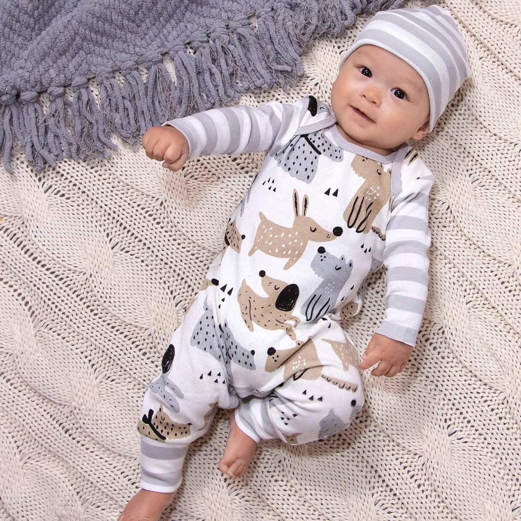 Baby Boy Puppy Dogs Cotton Romper