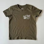 FINAL TRACK ATTACK TEE - MILITARY GREEN -little Rad Things