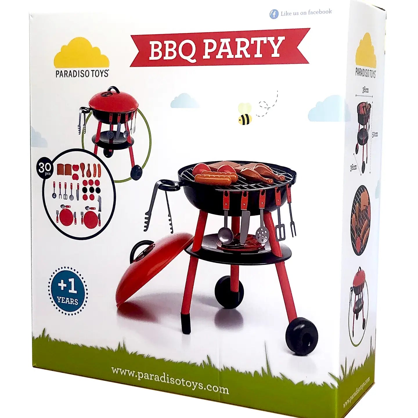 Paradiso Toys Barbecue Party Set with 30 Accessories
